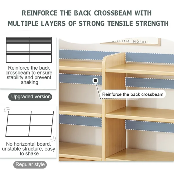 1pc upgraded and thickened double-layer height-increasing desktop rack, storage and organization rack for cosmetics